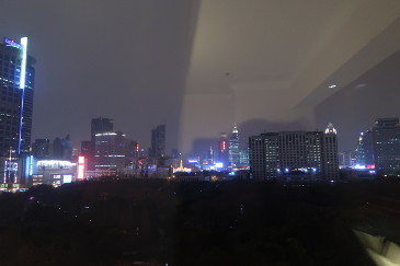 ホテルから見える夜景