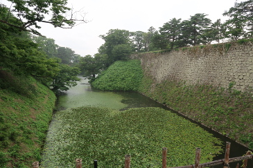 会津若松城の堀